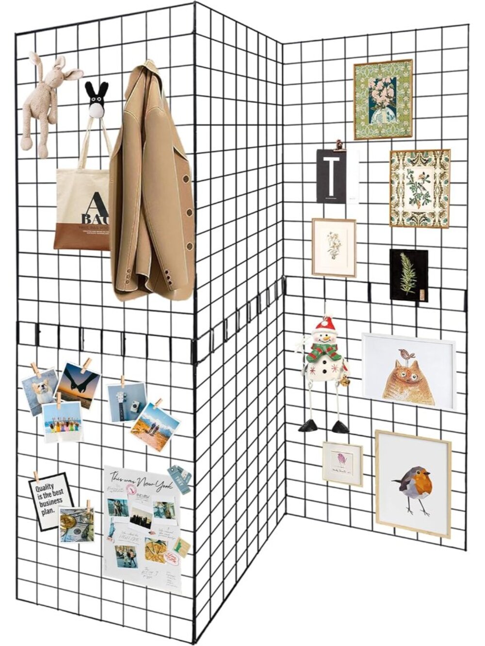 Grid Wall Panels 3 Pcs, Commercial Grade Gridwall Panels, Metal Grid Wall Panel